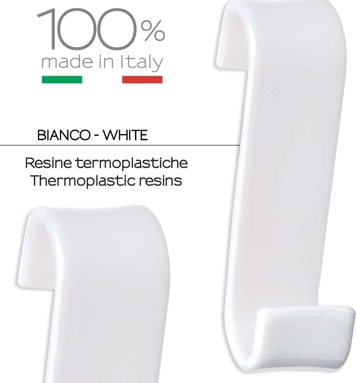 Appendiabiti Termoarredo Mago Bianco | Design Moderno in Ganci portasciugamani Mondialshop - Parabiago, commercioVirtuoso.it