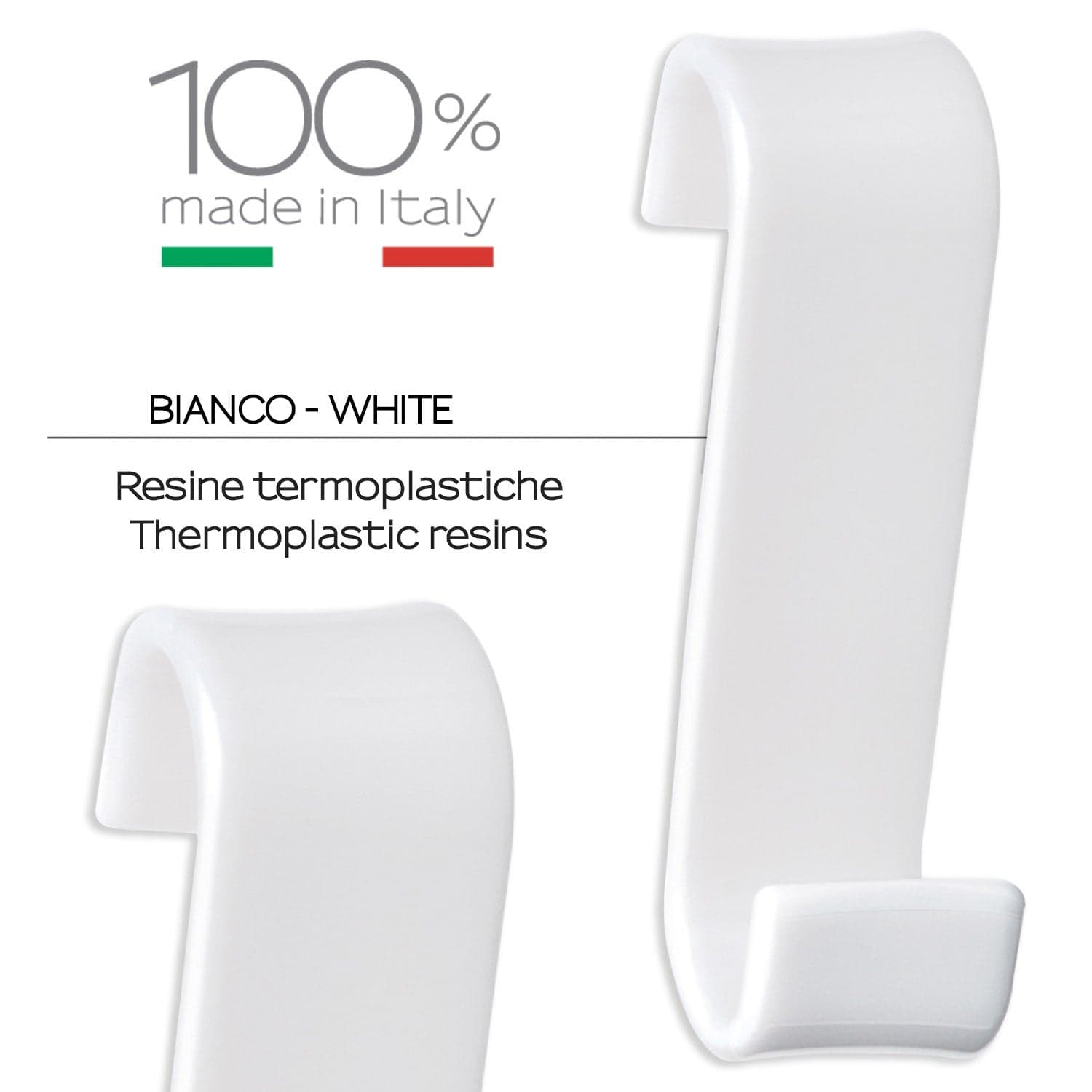 Appendiabiti Termoarredo Mago Bianco | Design Moderno in Ganci portasciugamani Mondialshop - Parabiago, commercioVirtuoso.it