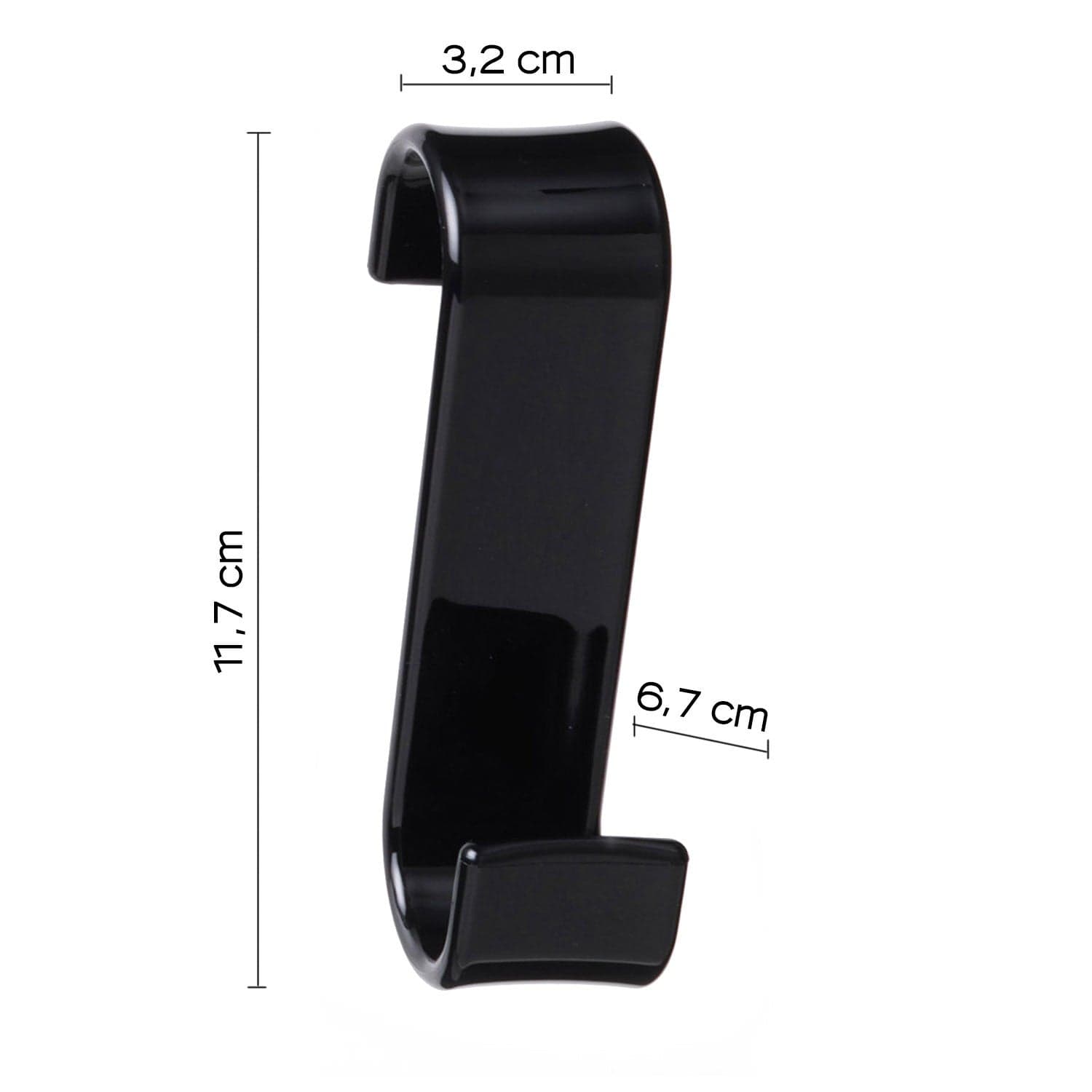 Appendiabiti Termoarredo Mago Nero | Eleganza e Minimalismo in Ganci portasciugamani Mondialshop - Parabiago, commercioVirtuoso.it