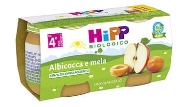 Hipp bio omogeneizzato albicocca e mela 2vasettix80g in Dessert in vasetto per neonati Clubfarma - Melilli, commercioVirtuoso.it