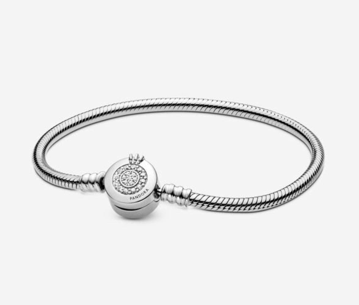 Pandora Bracciale scintillante Pandora Moments con maglia snake e O coronata in Bracciali Alba Gioielli - Casoria, commercioVirtuoso.it