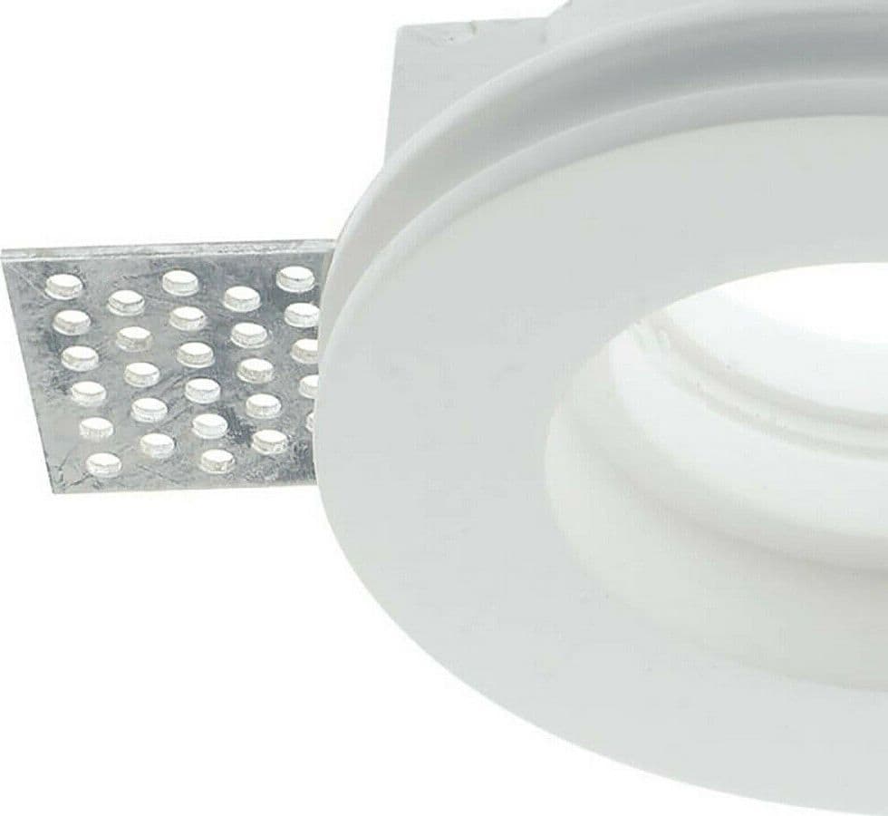 PORTAFARETTO GESSO INCASSO A SCOMPARSA SUPPORTO FARETTO TONDO CON VETRINO GS-15 in Faretti da soffitto Trade Shop italia - Napoli, commercioVirtuoso.it