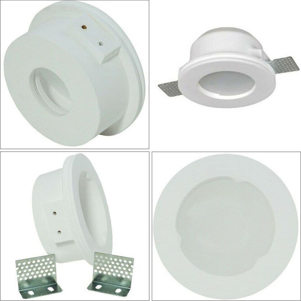 PORTAFARETTO GESSO INCASSO A SCOMPARSA SUPPORTO FARETTO TONDO CON VETRINO GS-15 in Faretti da soffitto Trade Shop italia - Napoli, commercioVirtuoso.it