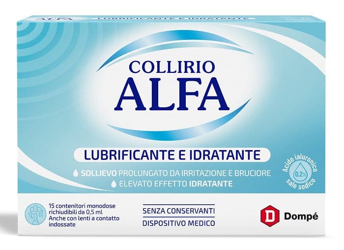 Collirio alfa lubr idrat 15f