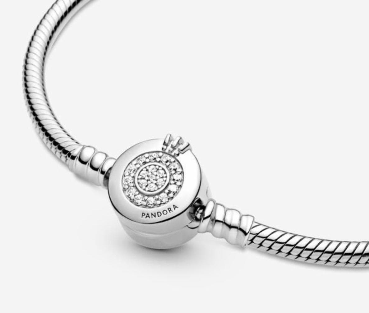 Pandora Bracciale scintillante Pandora Moments con maglia snake e O coronata in Bracciali Alba Gioielli - Casoria, commercioVirtuoso.it