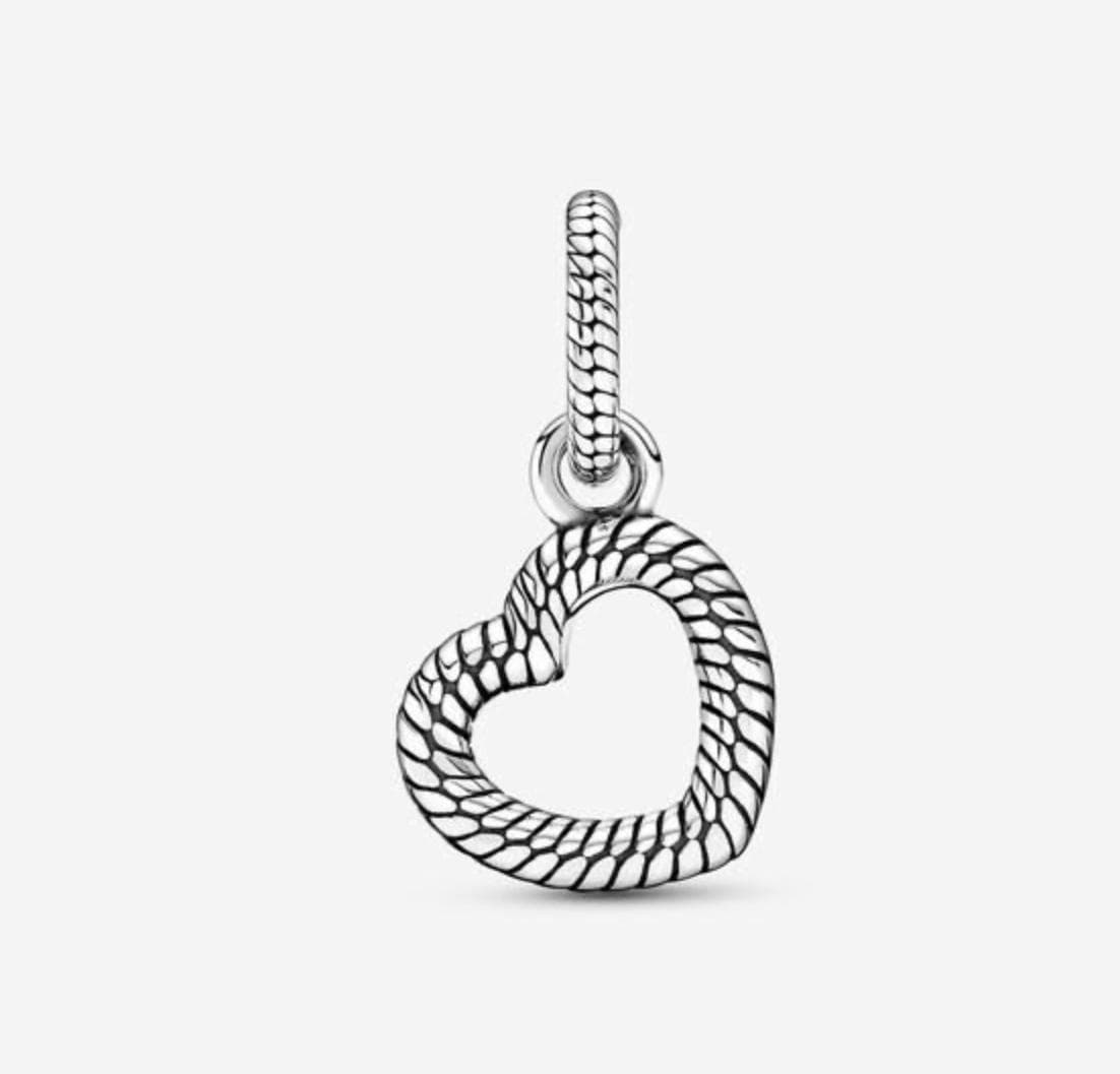 Pandora Pendente a cuore aperto con maglia snake in Bead Charm Alba Gioielli - Casoria, commercioVirtuoso.it