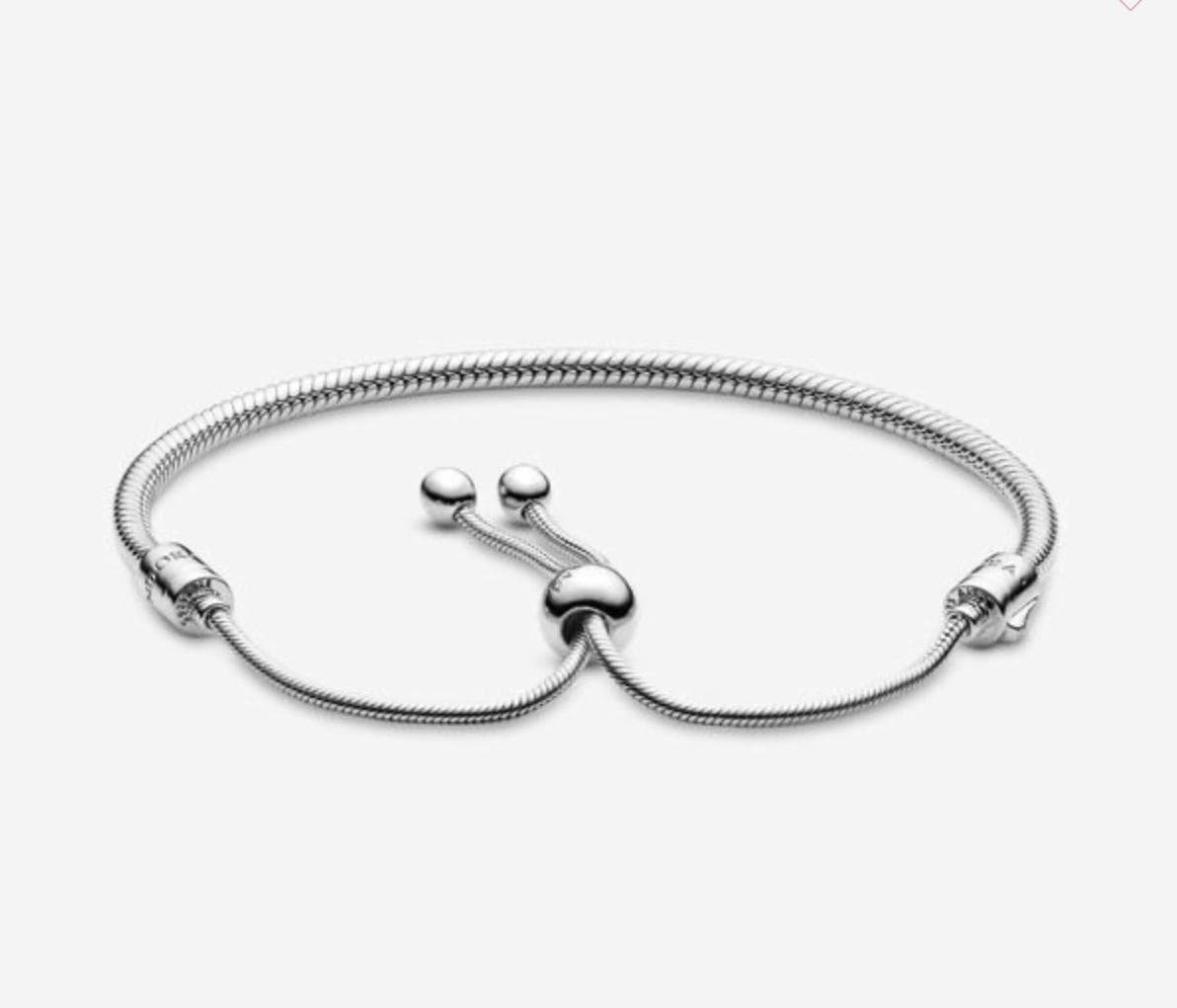 Pandora Bracciale Pandora Moments con maglia snake e chiusura regolabile in Bracciali Alba Gioielli - Casoria, commercioVirtuoso.it