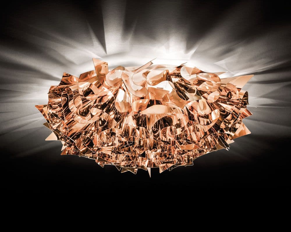 Lampada a soffitto Slamp Veli gold, silver, copper in Plafoniere Brilla Luce - Sarzana, commercioVirtuoso.it