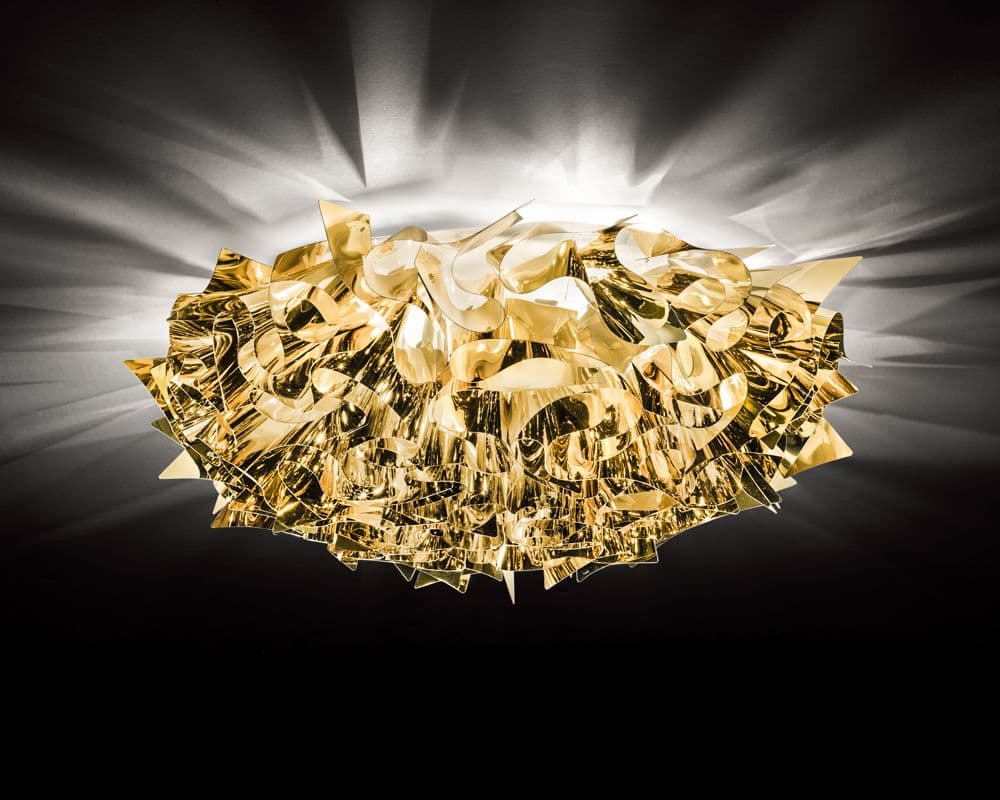 Lampada a soffitto Slamp Veli Mini gold, silver, copper in Lampade a sospensione Brilla Luce - Sarzana, commercioVirtuoso.it