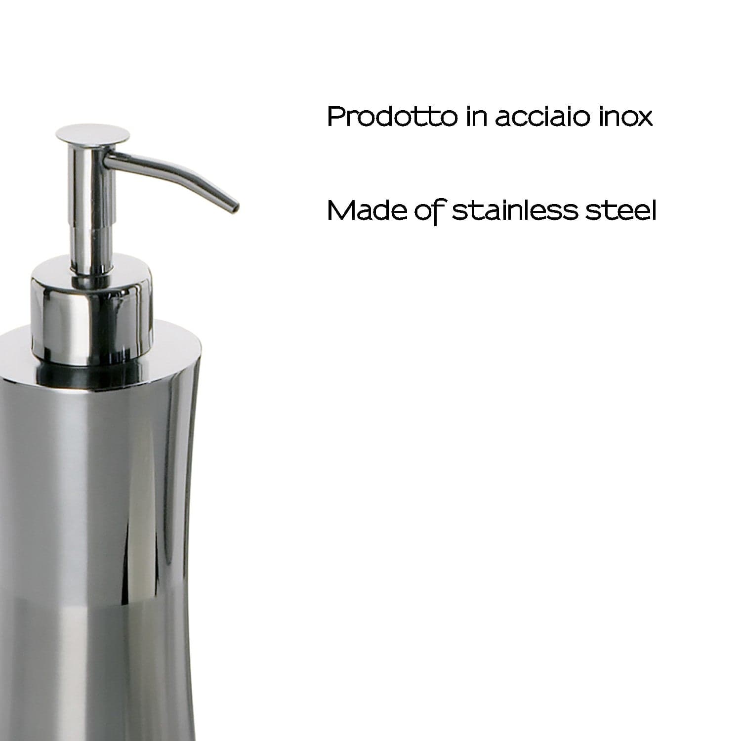 Dosasapone Elegante in Resina - Fiore Lucido/Spazzolato in Dosatori per sapone liquido Mondialshop - Parabiago, commercioVirtuoso.it
