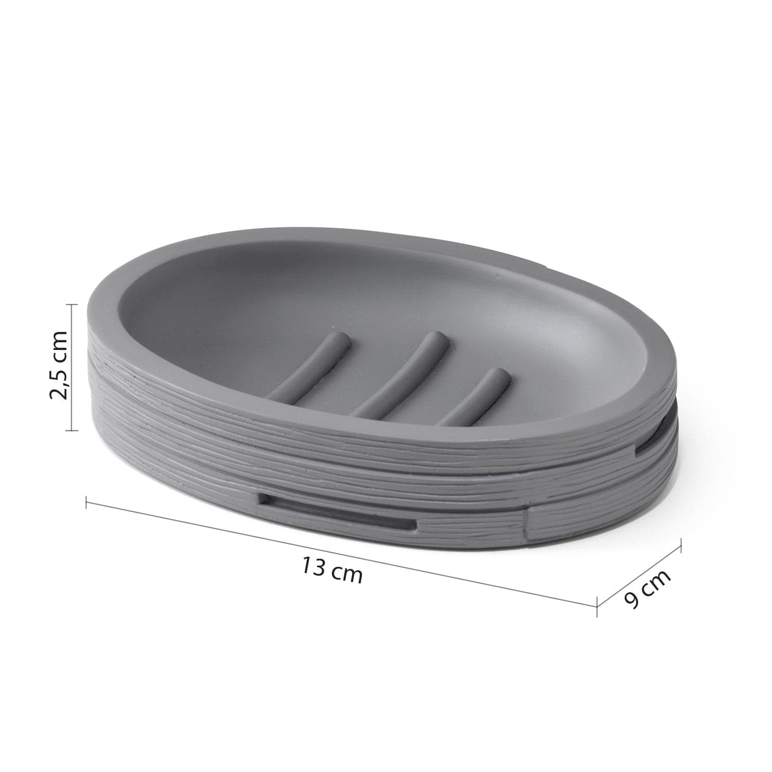 Portasapone Alin Grigio | Eleganza Minimal in Dosatori per sapone liquido Mondialshop - Parabiago, commercioVirtuoso.it