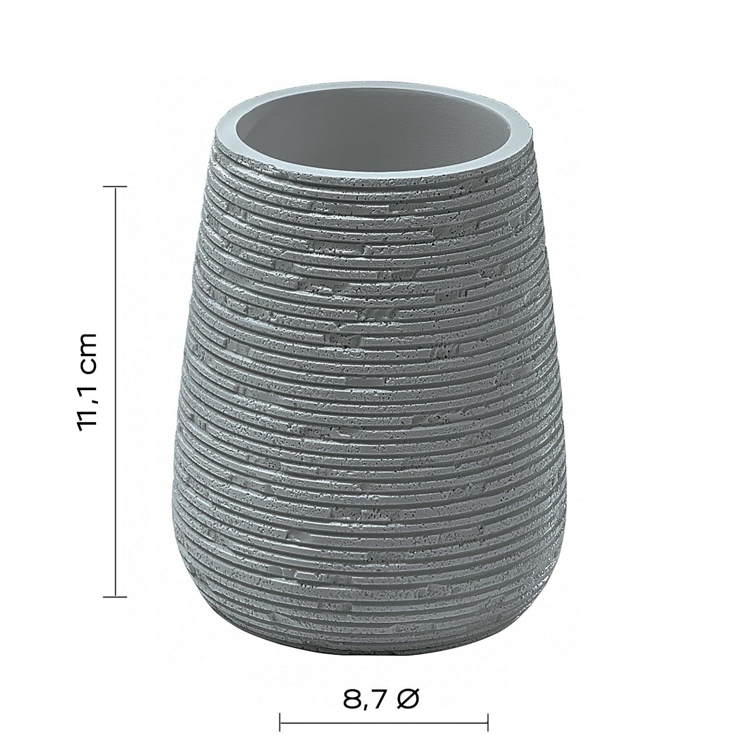 Portaspazzolini Imagin Grigio | Design Moderno in Porta spazzolini Mondialshop - Parabiago, commercioVirtuoso.it