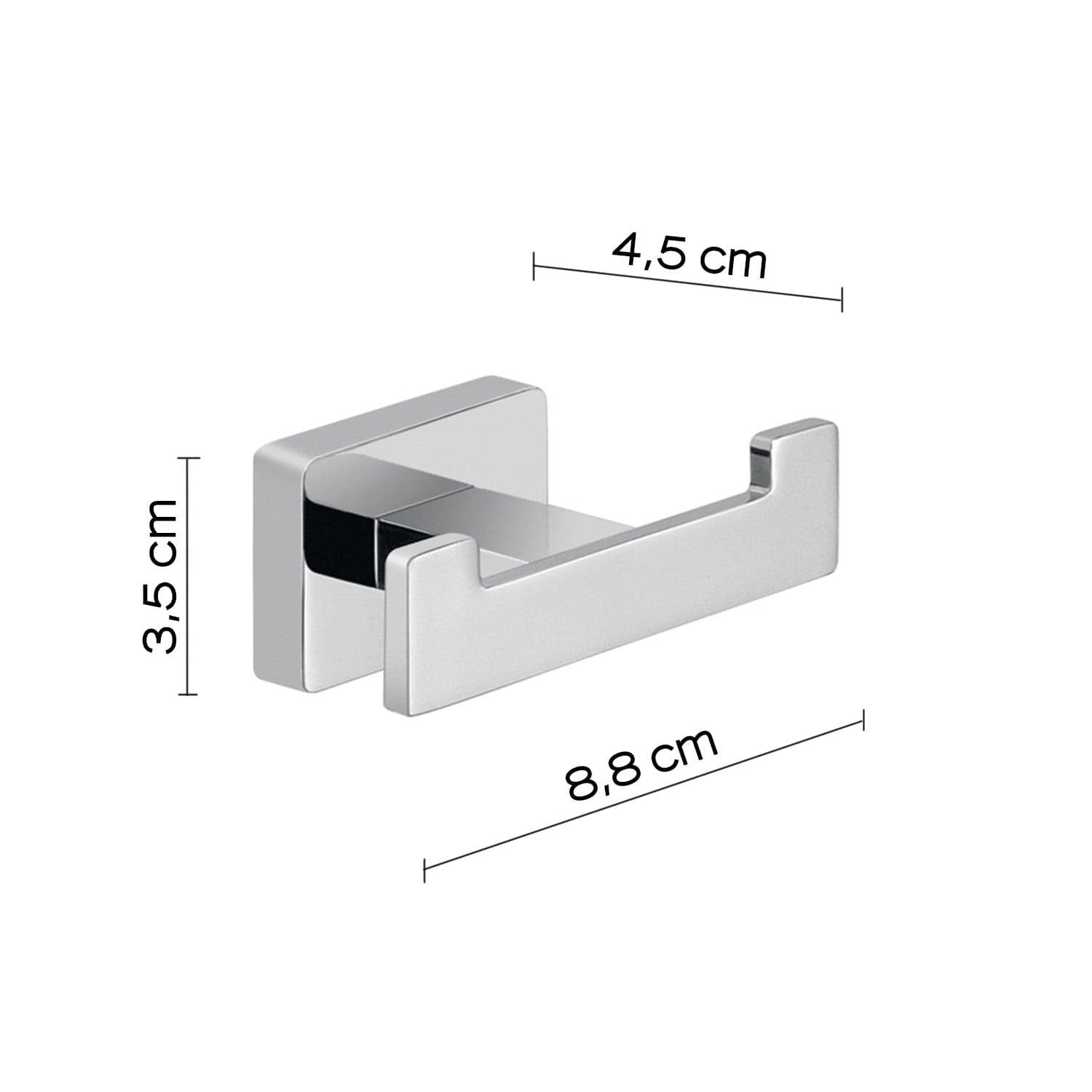 2 Appendiabiti Aneta Cromato | Arreda con Stile in Appendiabiti Mondialshop - Parabiago, commercioVirtuoso.it