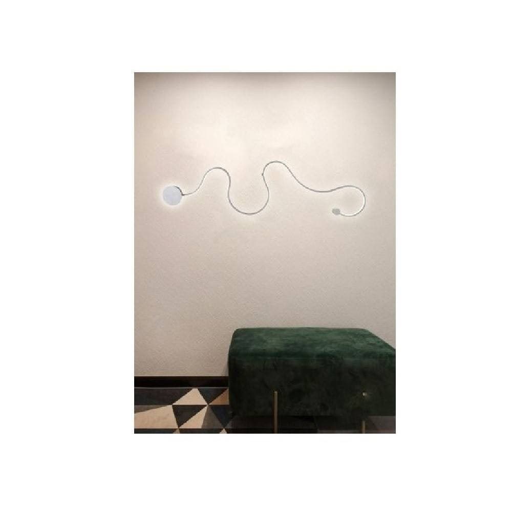 APPLIQUE LED 28 W LAMPADA PARETE A NASTRO BIANCO LUCE CALDA FREDDA NATURALE E69-B in Applique Trade Shop italia - Napoli, commercioVirtuoso.it
