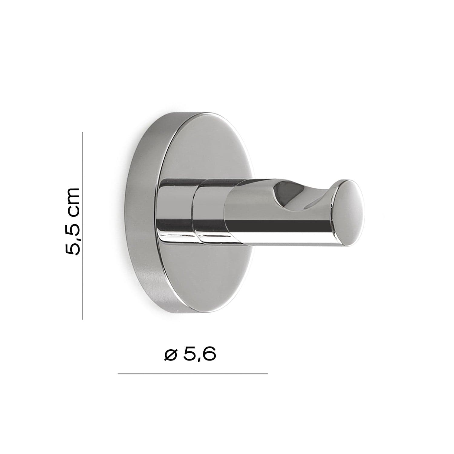 2 Appendini Azzurra Cromato | Stile Contemporaneo in Ganci portasciugamani Mondialshop - Parabiago, commercioVirtuoso.it