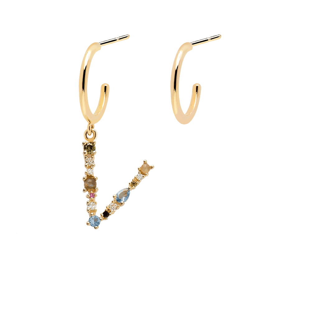 PDPAOLA ORECCHINI LETTERA V in Orecchini Alba Gioielli - Casoria, commercioVirtuoso.it