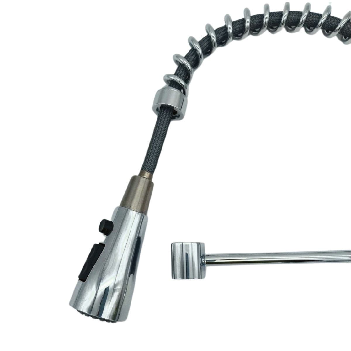 Rubinetto Cucina Acciaio Inox Doccetta a Molla MEXMAX-24 in Rubinetti per lavelli da cucina Mondialshop - Parabiago, commercioVirtuoso.it
