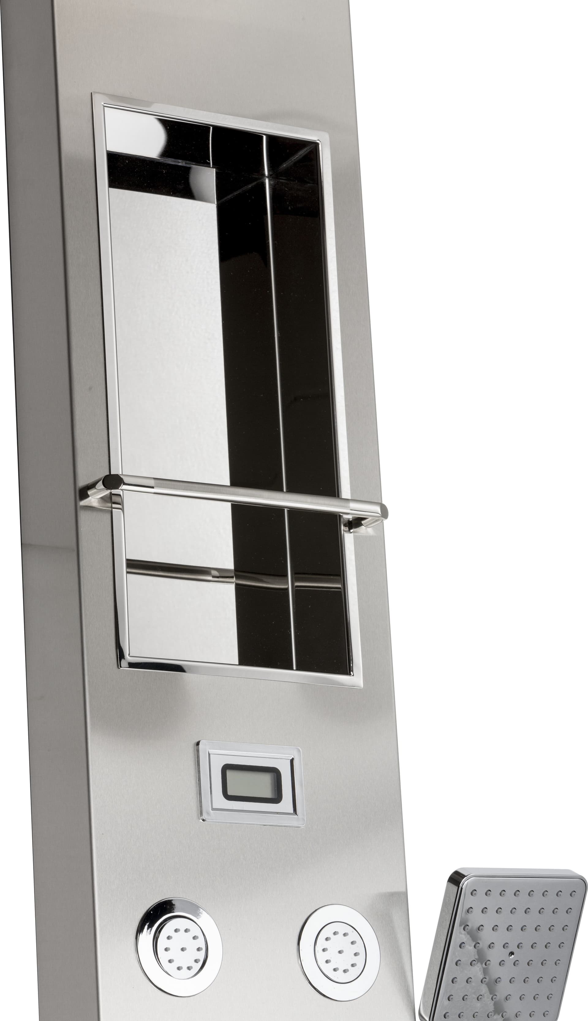 Pannello Doccia Idromassaggio in Acciaio Inox Spazzolato CITY PLUS in Docce fisse Mondialshop - Parabiago, commercioVirtuoso.it