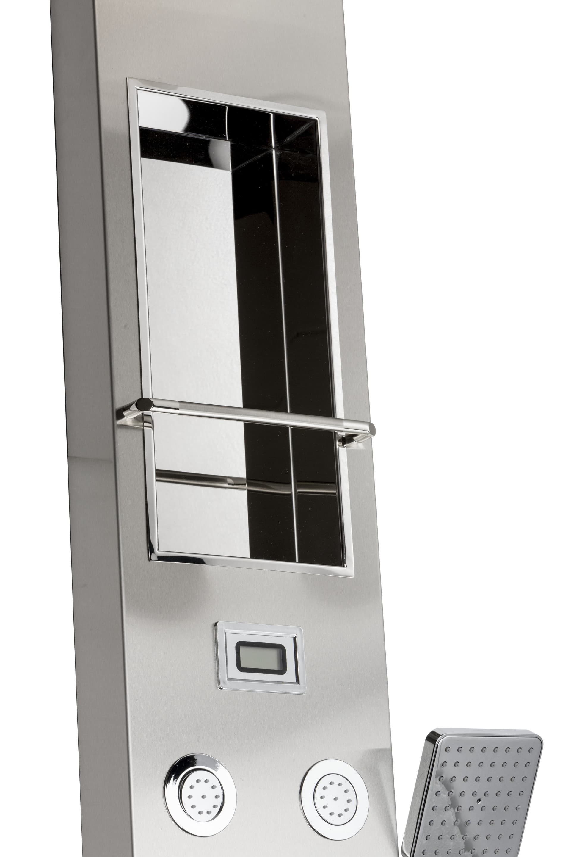 Pannello Doccia Idromassaggio in Acciaio Inox Spazzolato CITY PLUS in Docce fisse Mondialshop - Parabiago, commercioVirtuoso.it