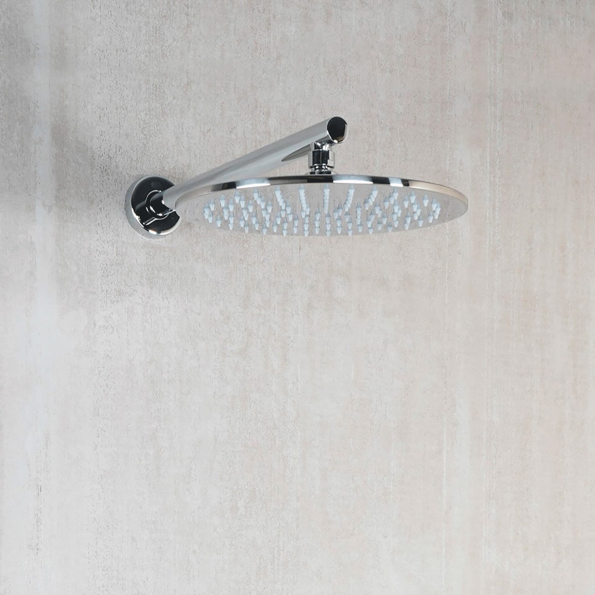 Soffione Doccia Rotondo Cromato ø 20 in Acciaio Inox SEVEN in Docce fisse Mondialshop - Parabiago, commercioVirtuoso.it