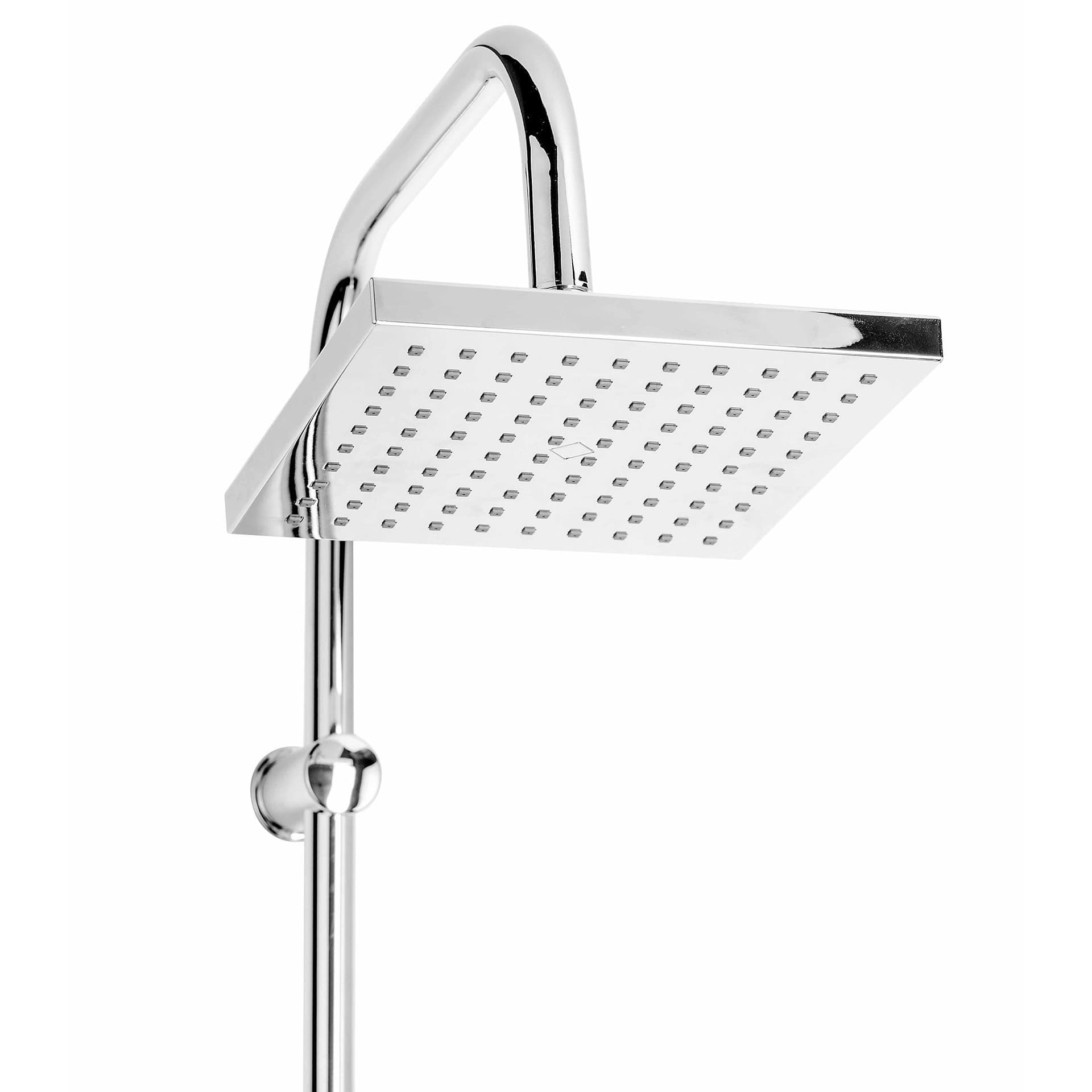 Asta Saliscendi Doccia Quadrata in Acciaio e ABS Cromato SHUTTLE in Rubinetti per vasca Mondialshop - Parabiago, commercioVirtuoso.it