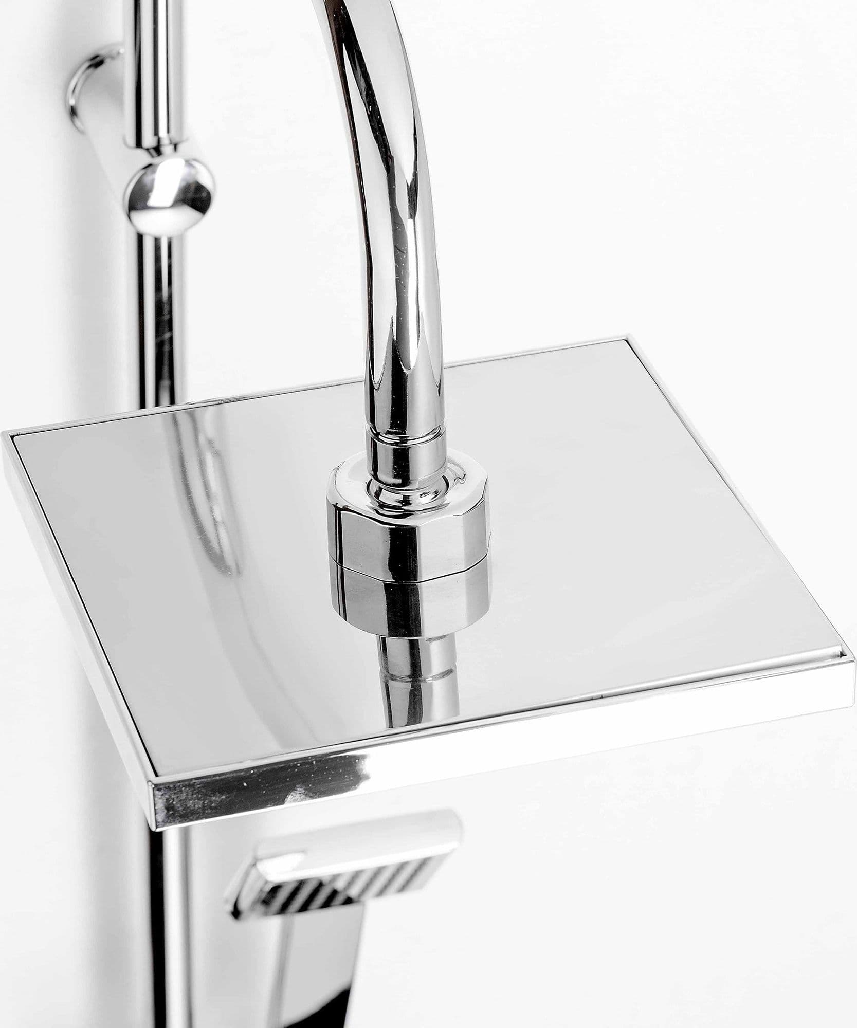 Asta Saliscendi Doccia Quadrata in Acciaio e ABS Cromato SHUTTLE in Rubinetti per vasca Mondialshop - Parabiago, commercioVirtuoso.it