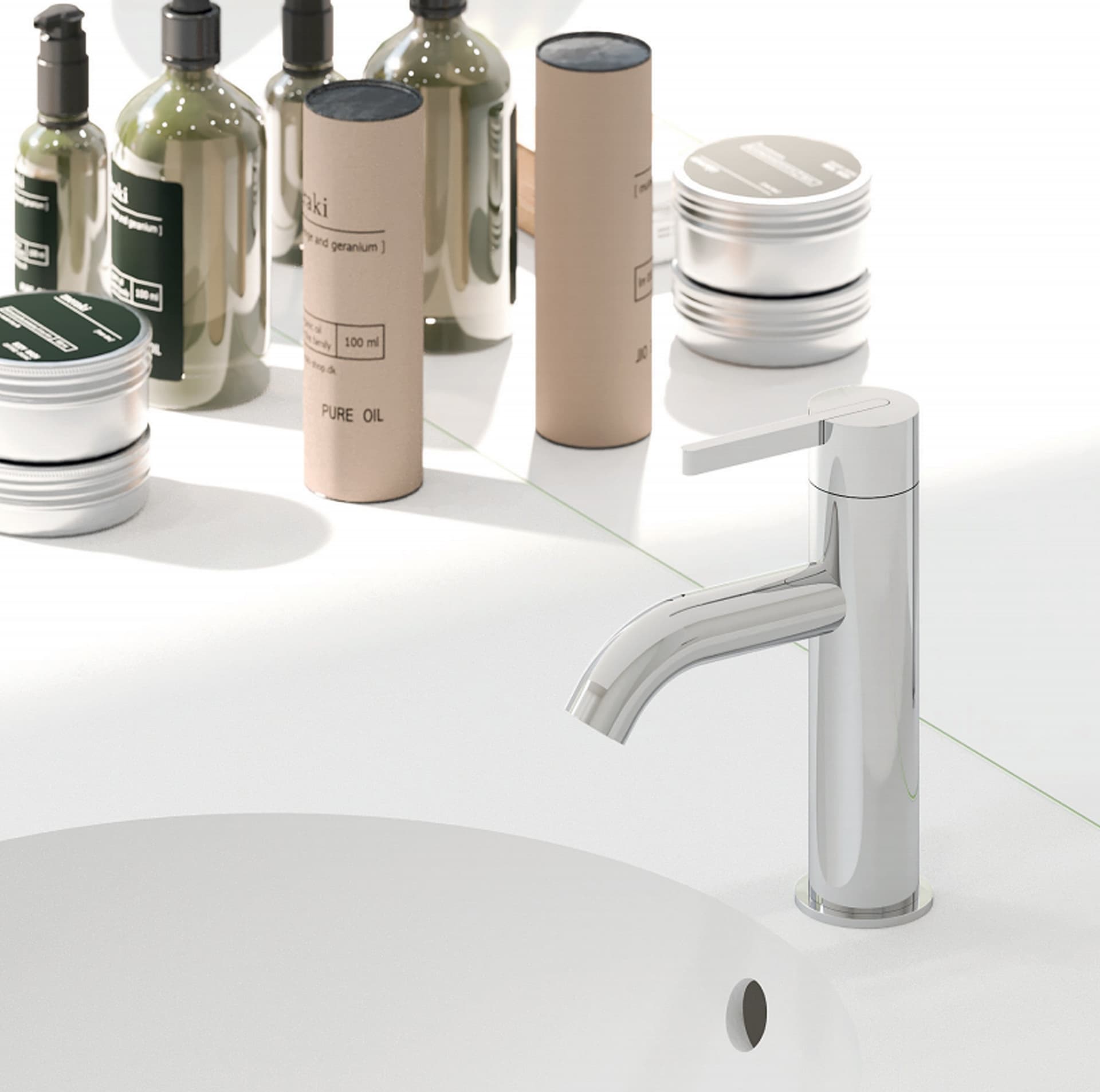 Miscelatore lavabo cromato Risparmio Idrico Urban in Rubinetti per lavandini bagno Mondialshop - Parabiago, commercioVirtuoso.it