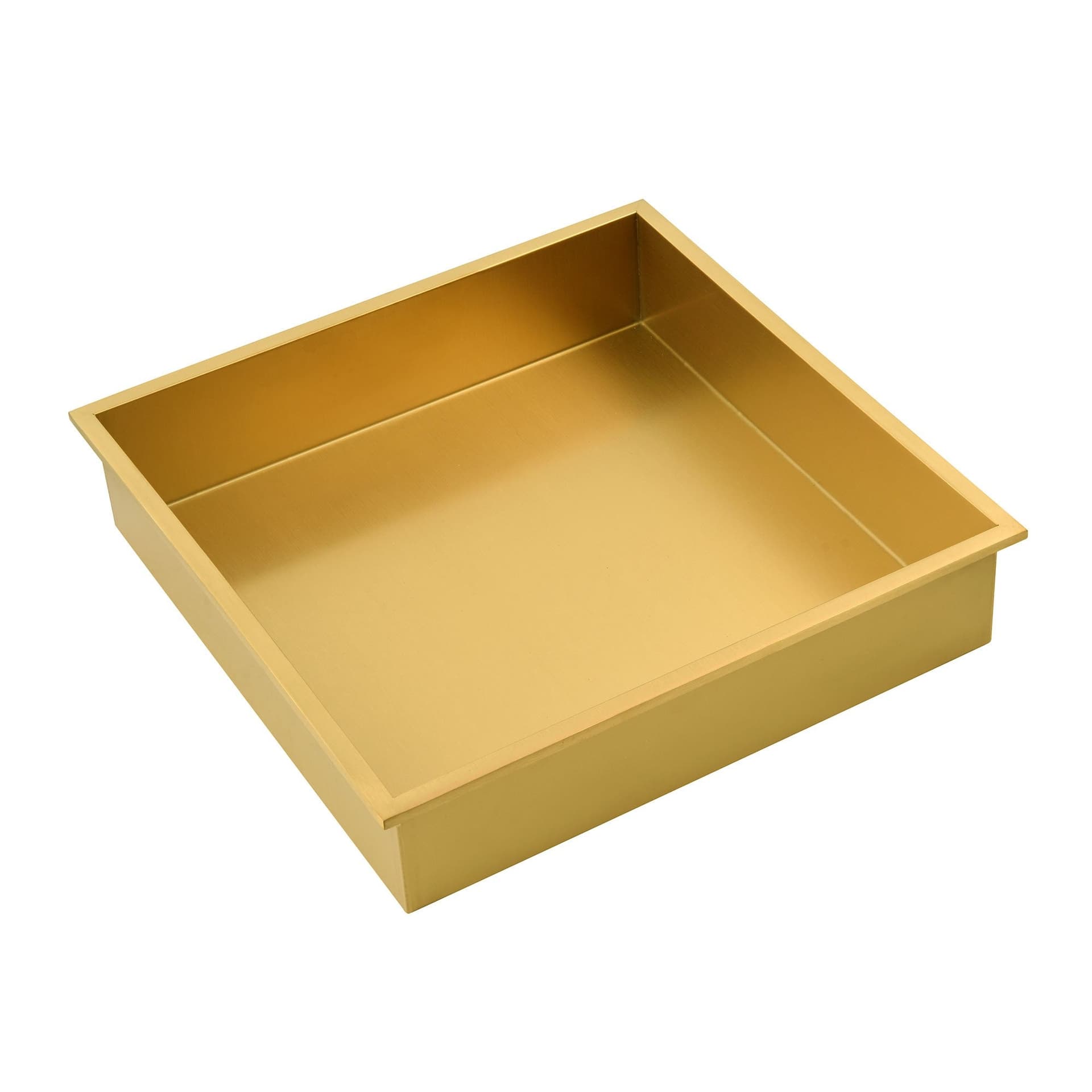 Nicchia da parete 30x30 oro profondità 8cm GLAMOUR in Mensole bagno Mondialshop - Parabiago, commercioVirtuoso.it