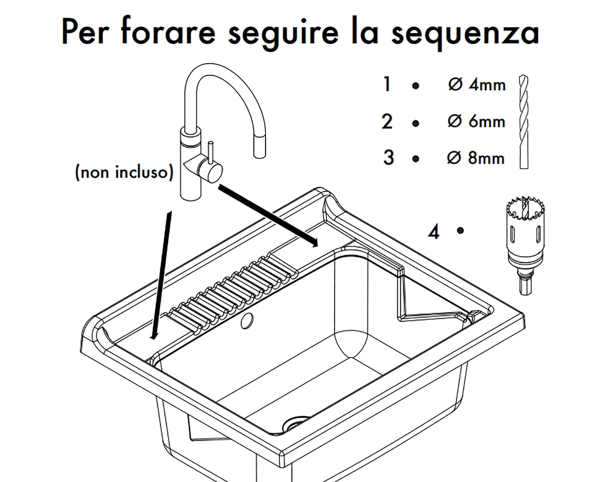 Lavatoio in resina per esterni in resina 60x50 in Lavandini di lavanderia e pluriuso Mondialshop - Parabiago, commercioVirtuoso.it
