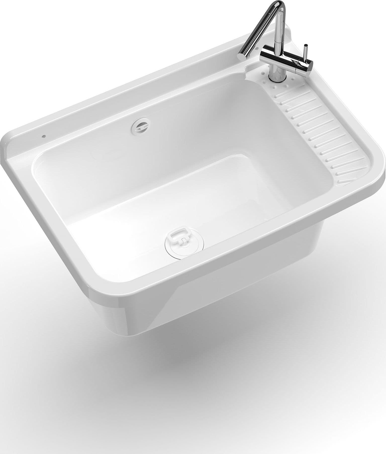 Pilozzo a parete in resina 60x40cm adatto per interni ed esterni in Lavandini di lavanderia e pluriuso Mondialshop - Parabiago, commercioVirtuoso.it