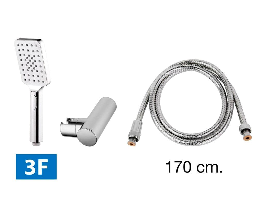 Miscelatore vasca con doccetta cromato ALPHA in Rubinetti per vasca Mondialshop - Parabiago, commercioVirtuoso.it