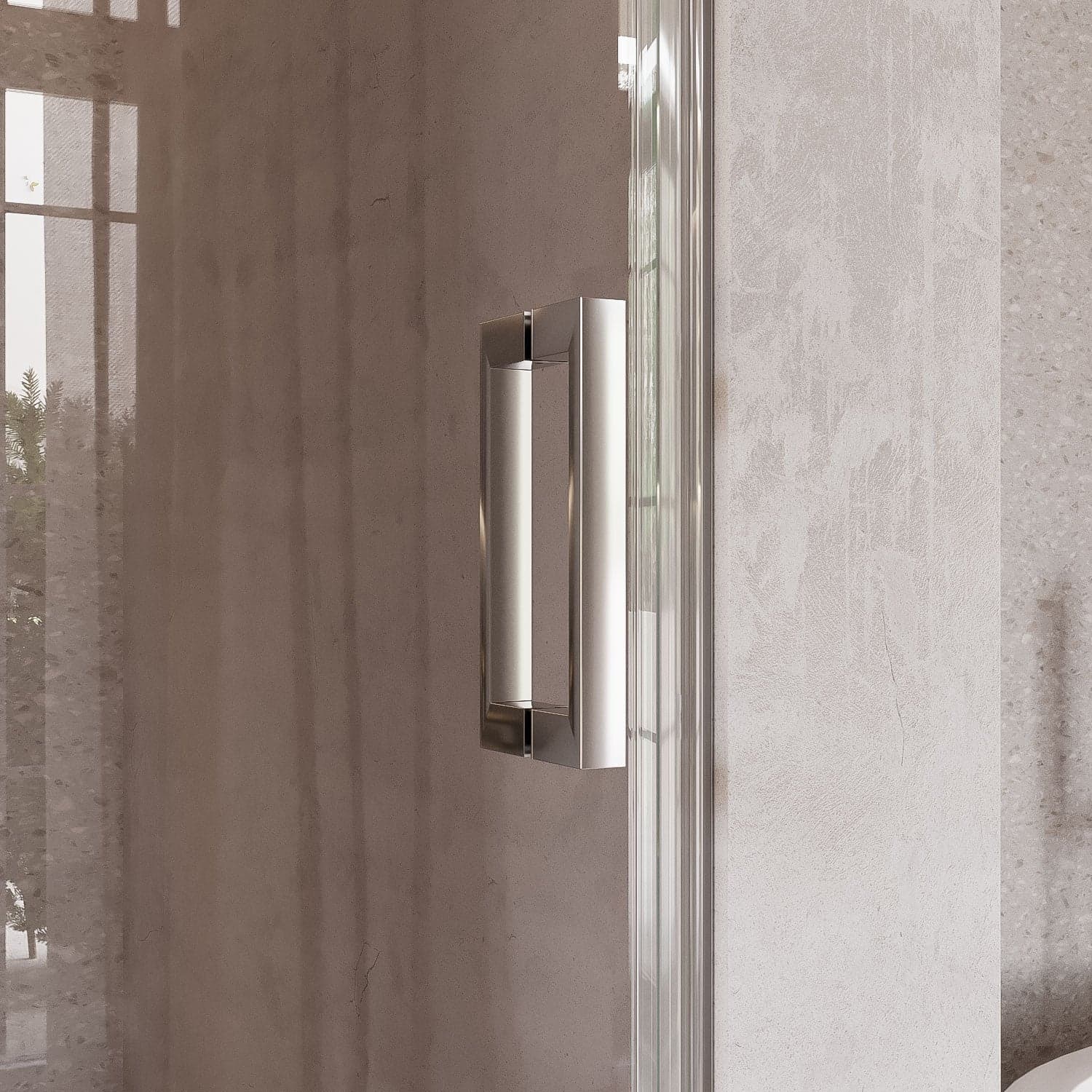 Porta doccia battente nicchia 6mm h195 anticalcare SALEMA in Porte doccia Mondialshop - Parabiago, commercioVirtuoso.it