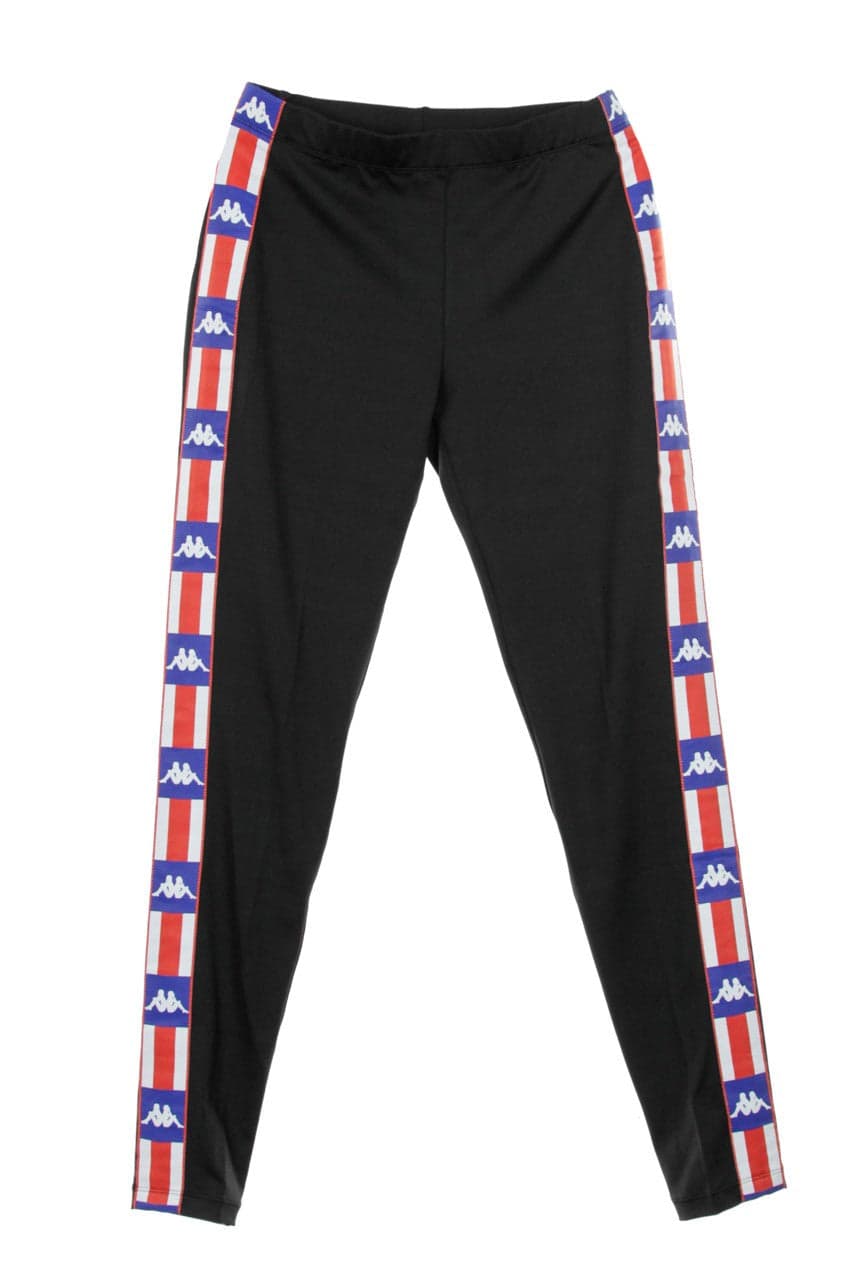 KAPPA Leggins Donna Authentic La Baward Black/blue da donna in Pantaloni sportivi Drestige - Casamassima, commercioVirtuoso.it