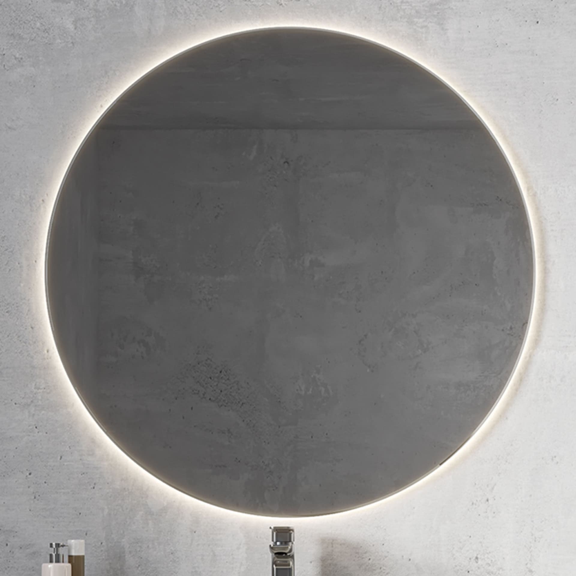 Specchio Bagno Rotondo LED 80 o 90CM