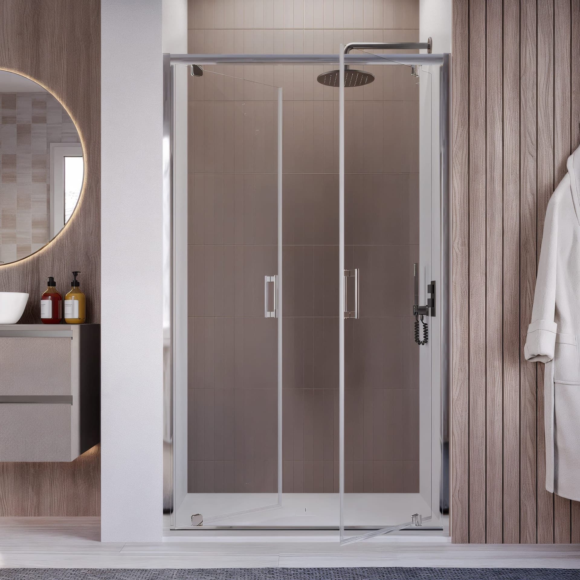 Porta Doccia h195 Saloon dentro o fuori anticalcare 6mm JAVA in Porte doccia Mondialshop - Parabiago, commercioVirtuoso.it