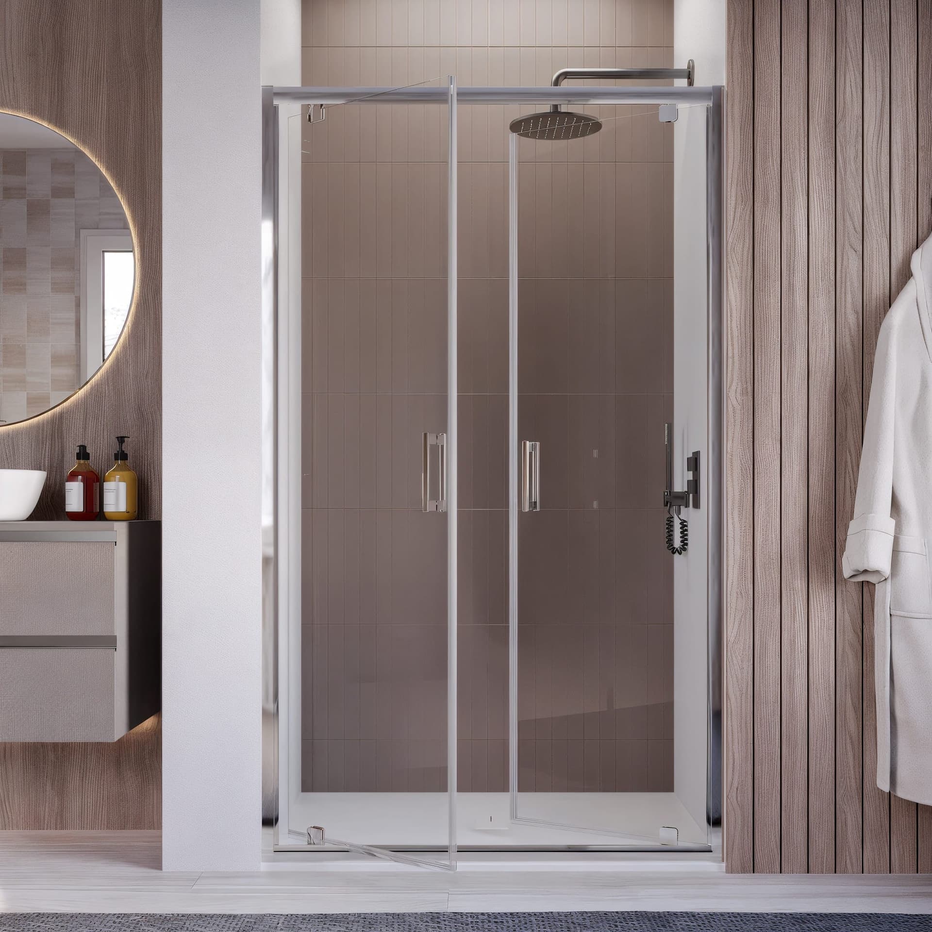 Porta Doccia h195 Saloon dentro o fuori anticalcare 6mm JAVA in Porte doccia Mondialshop - Parabiago, commercioVirtuoso.it