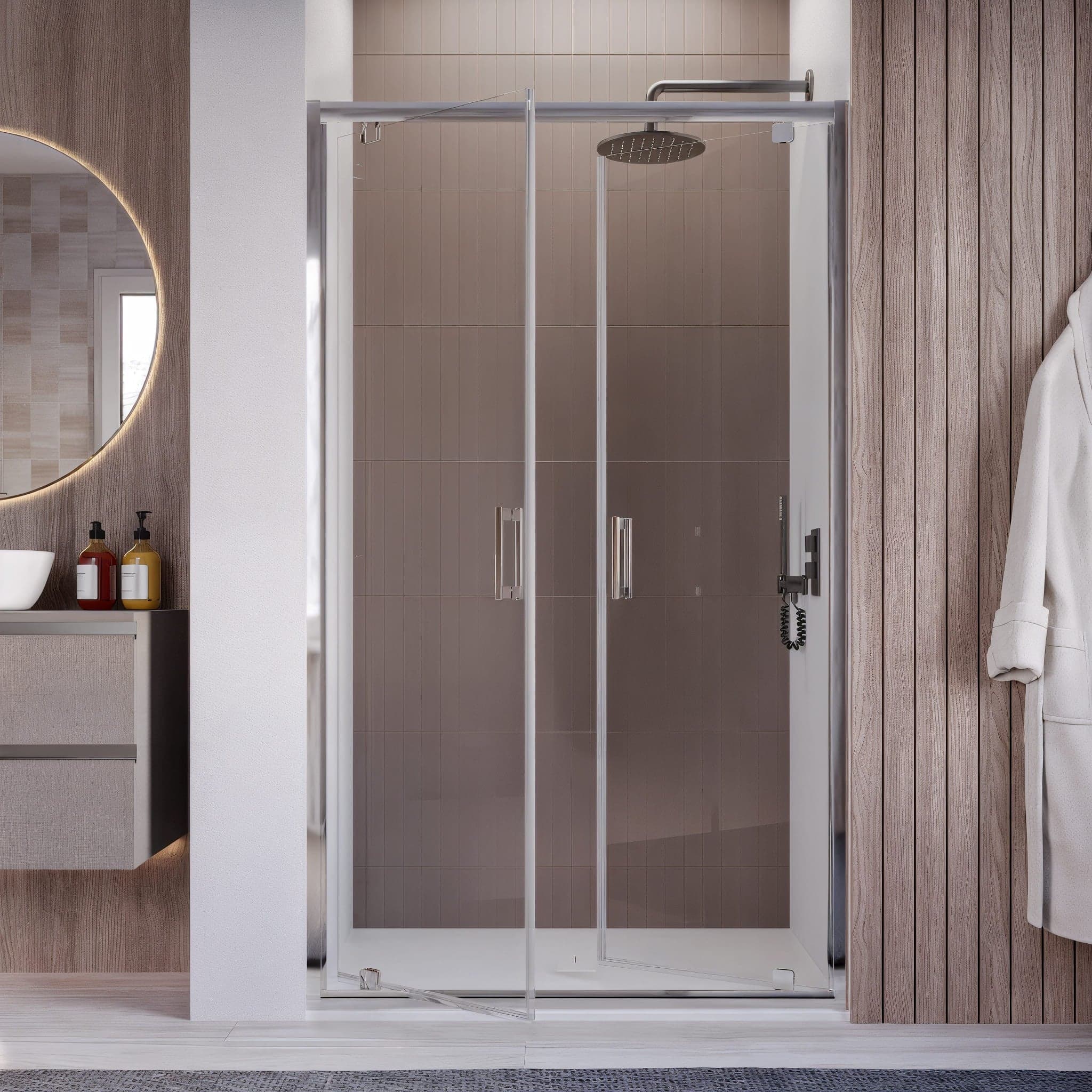 Porta Doccia h195 Saloon dentro o fuori anticalcare 6mm JAVA in Porte doccia Mondialshop - Parabiago, commercioVirtuoso.it