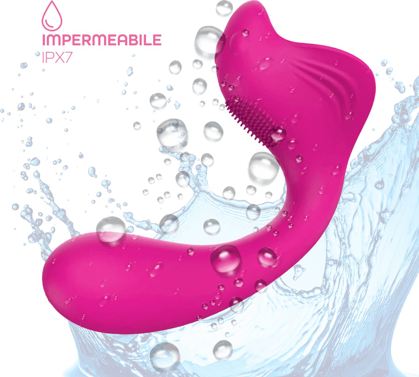 Vibratore a U clitoride e punto G con controllo tramite app in morbido silicone in Vibratori proiettile e ovuli vibranti Do You Erotic - Napoli, commercioVirtuoso.it