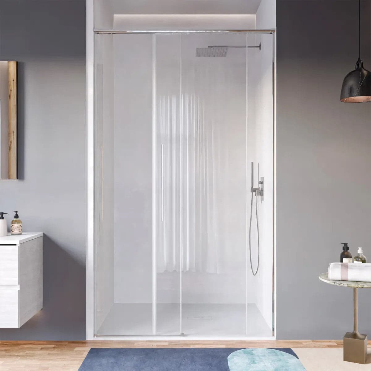Porta doccia soft close anticalcare 8mm h200 ZARA in Porte doccia Mondialshop - Parabiago, commercioVirtuoso.it