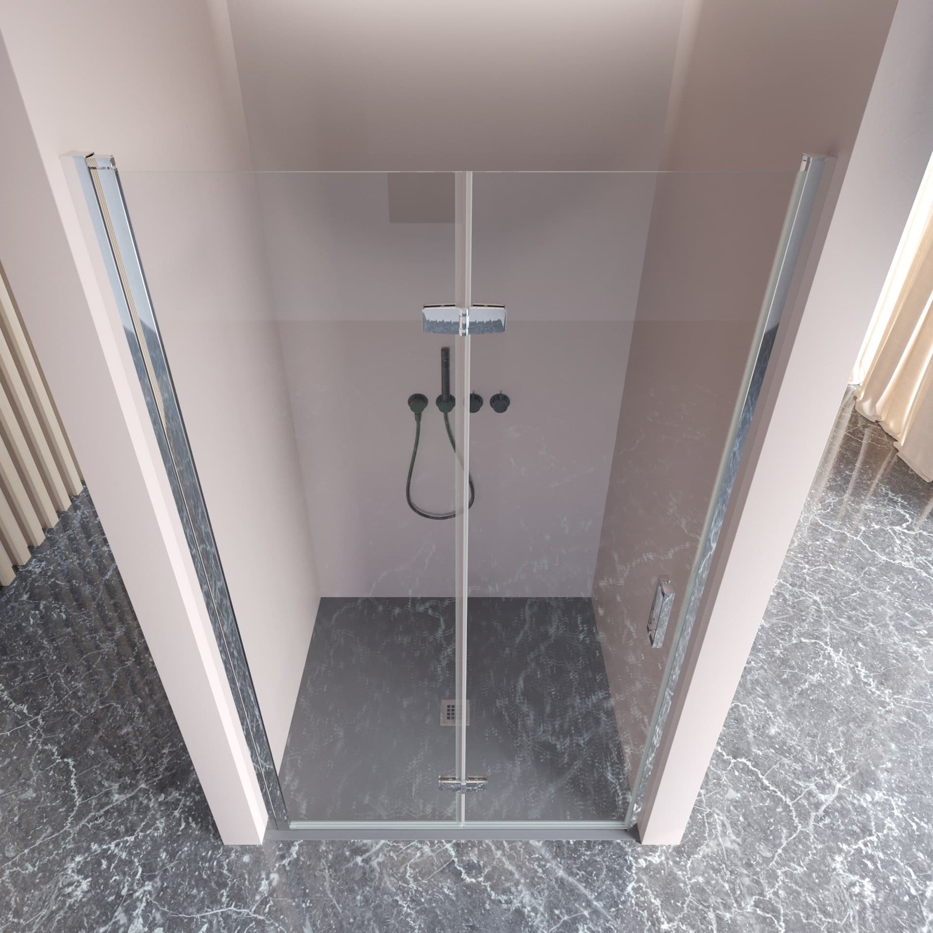 Porta Doccia pieghevole soffietto doccia trasparente h190 REA-MINI in Porte doccia Mondialshop - Parabiago, commercioVirtuoso.it