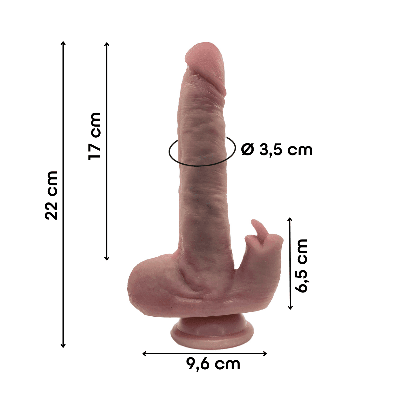 Vibratore Realistico Dildo con Spinta automatica Vibrazione Riscaldante e Lingua in Vibratori realistici Do You Erotic - Napoli, commercioVirtuoso.it