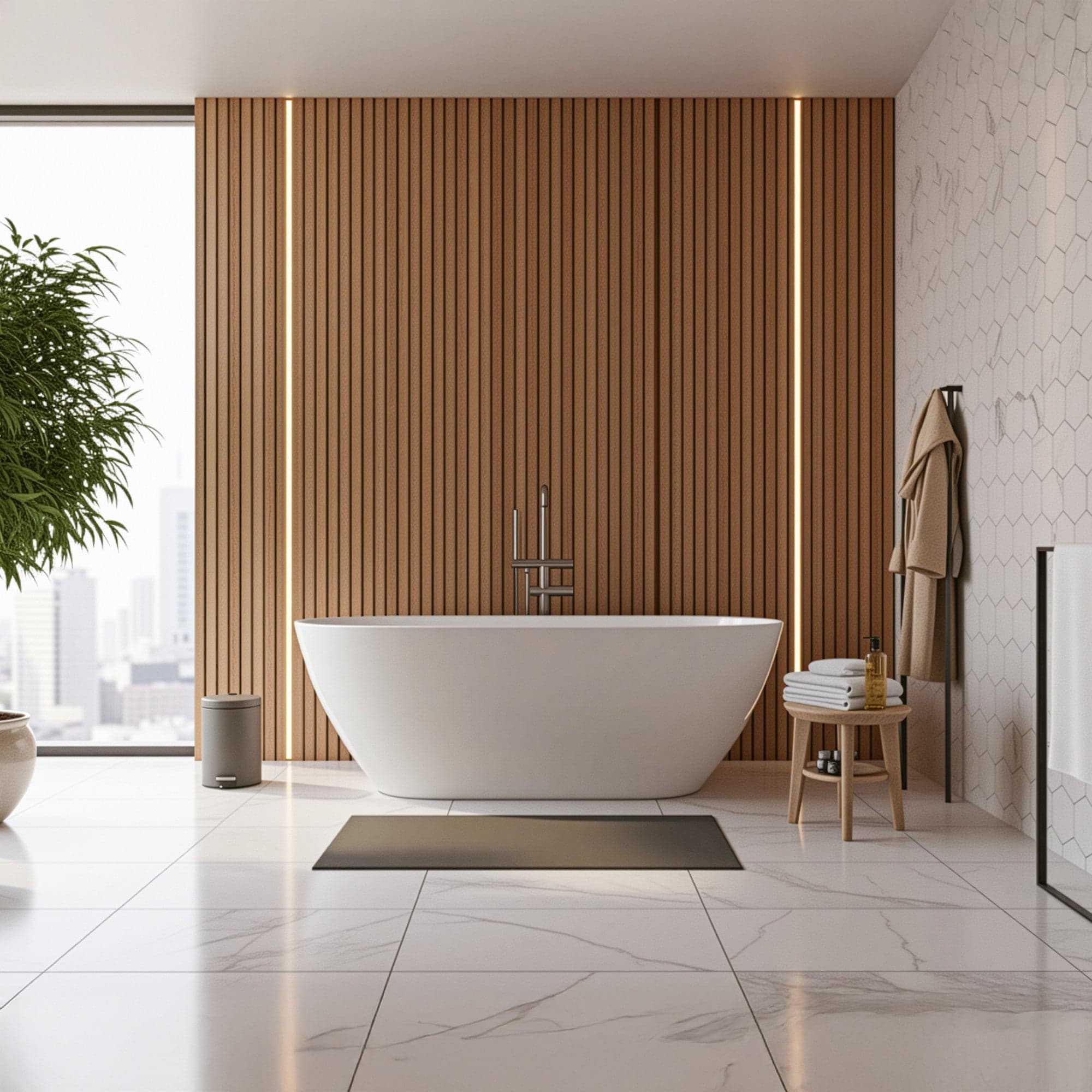 Vasca free standing Bianco lucido 150x73 MOON