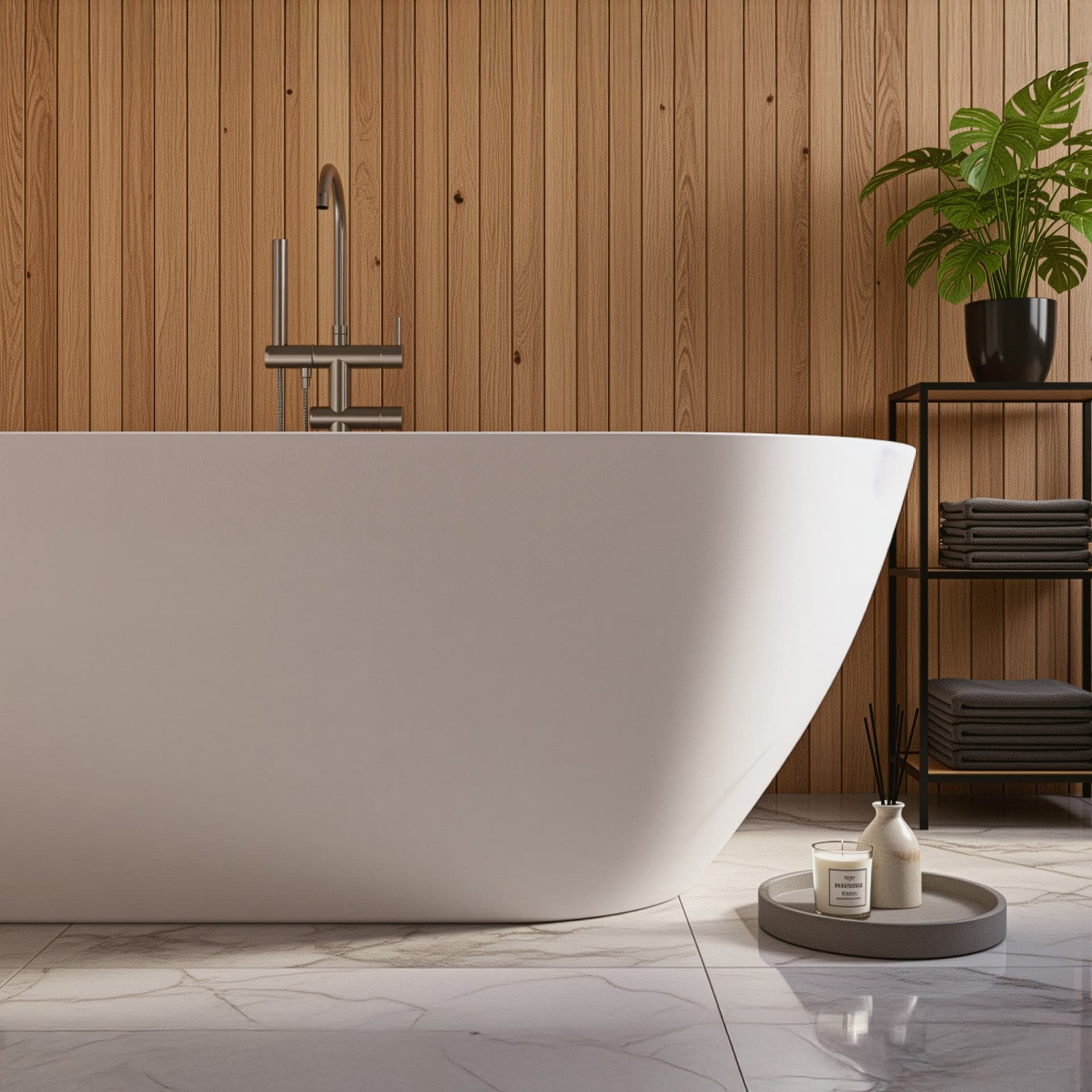 Vasca free standing Bianco lucido 170x75 MOON in Vasca da bagno giapponese Mondialshop - Parabiago, commercioVirtuoso.it