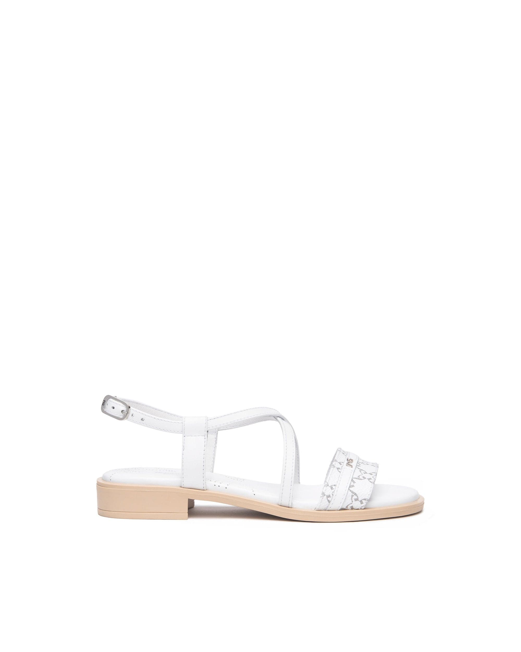 Nero Giardini sandali donna in pelle bianco E513403D707 in Sandali moda Teresi Calzature - Marsala, commercioVirtuoso.it