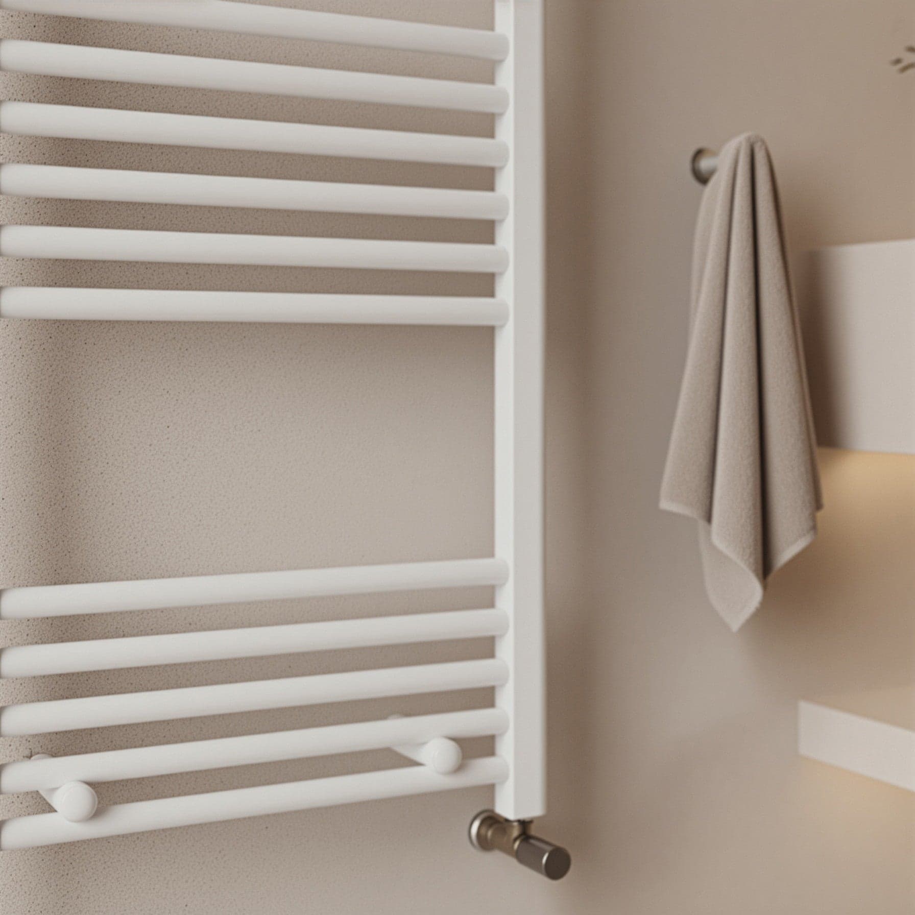 Scaldasalviette termoarredo 160x50 bianco interasse 45 cm IDRAULICO in Scalda asciugamani da parete Mondialshop - Parabiago, commercioVirtuoso.it