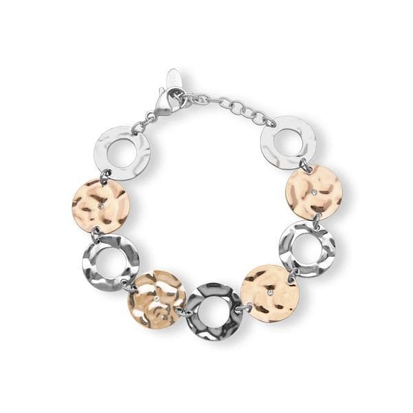 2JEWELS - BRACCIALE IN ACCIAIO INOX E PVD ROSE'