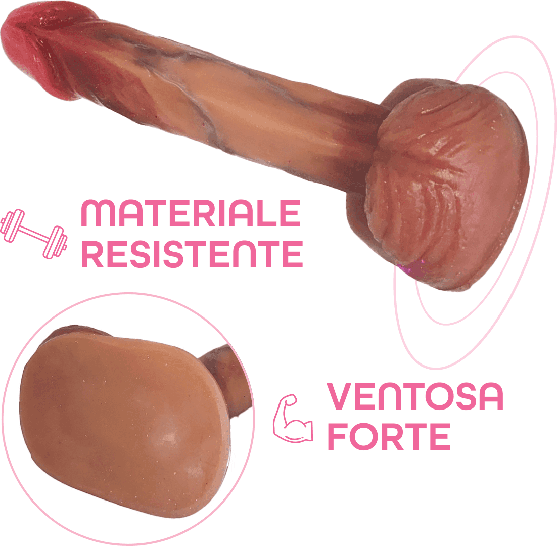 Dildo Realistico in Silicone Morbido pene 15 cm Naturale con Ventosa e Testicoli in Dildo classici Do You Erotic - Napoli, commercioVirtuoso.it