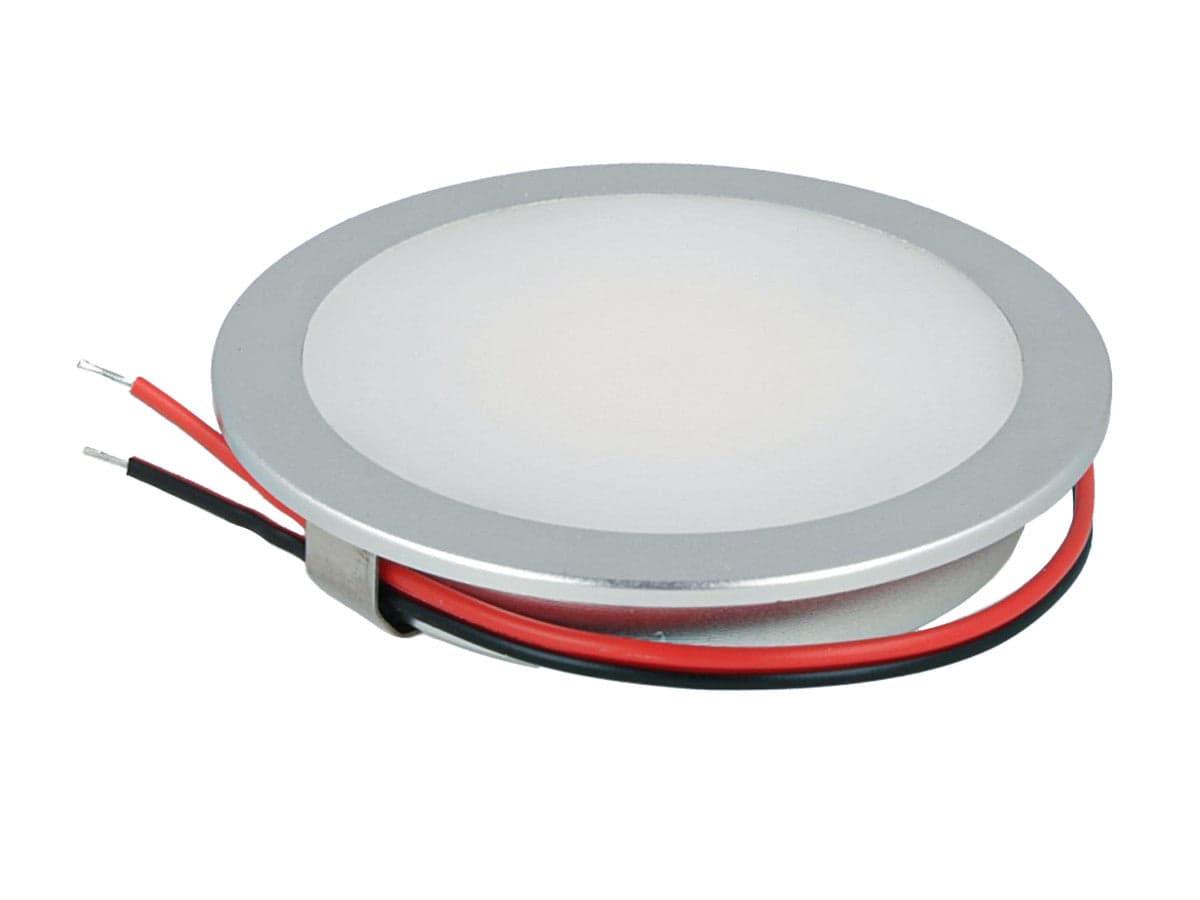 Mini Faretto Led Da Incasso Rotondo 5W AC/DC 12V DC 24V Bianco Caldo Foro 60mm Colore Alluminio Satinato in Luci da incasso Scontolo.net - Potenza, commercioVirtuoso.it