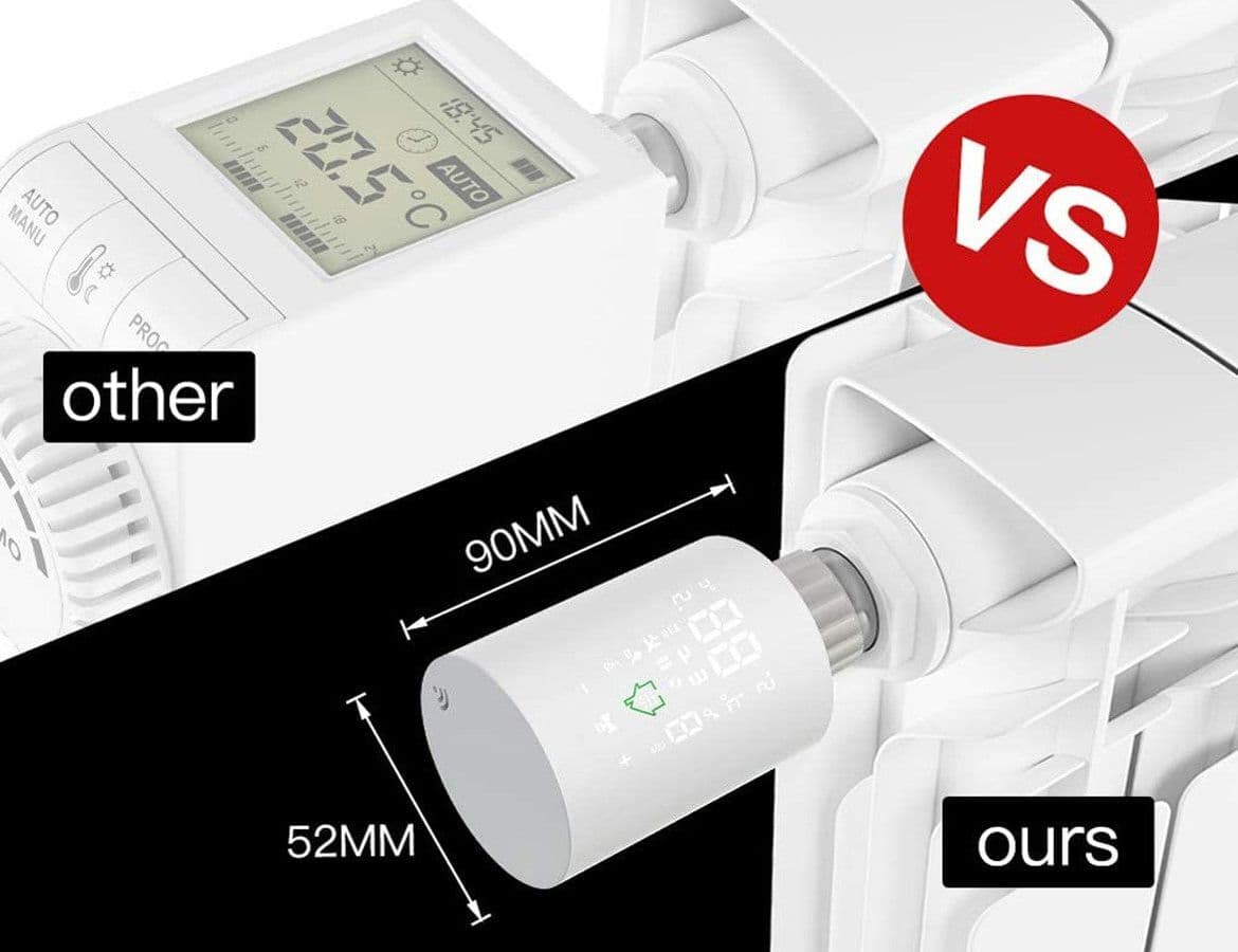ZigBee Termostato Valvola Wireless Per Radiatore Termosifone Alimentazione Con Pile Compatibile Con Alexa e Google Home in Accessori Scontolo.net - Potenza, commercioVirtuoso.it