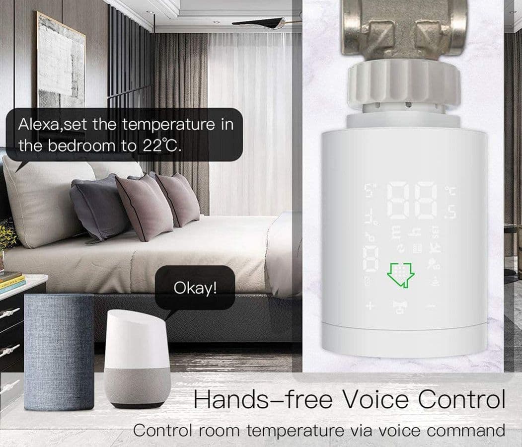 ZigBee Termostato Valvola Wireless Per Radiatore Termosifone Alimentazione Con Pile Compatibile Con Alexa e Google Home in Accessori Scontolo.net - Potenza, commercioVirtuoso.it